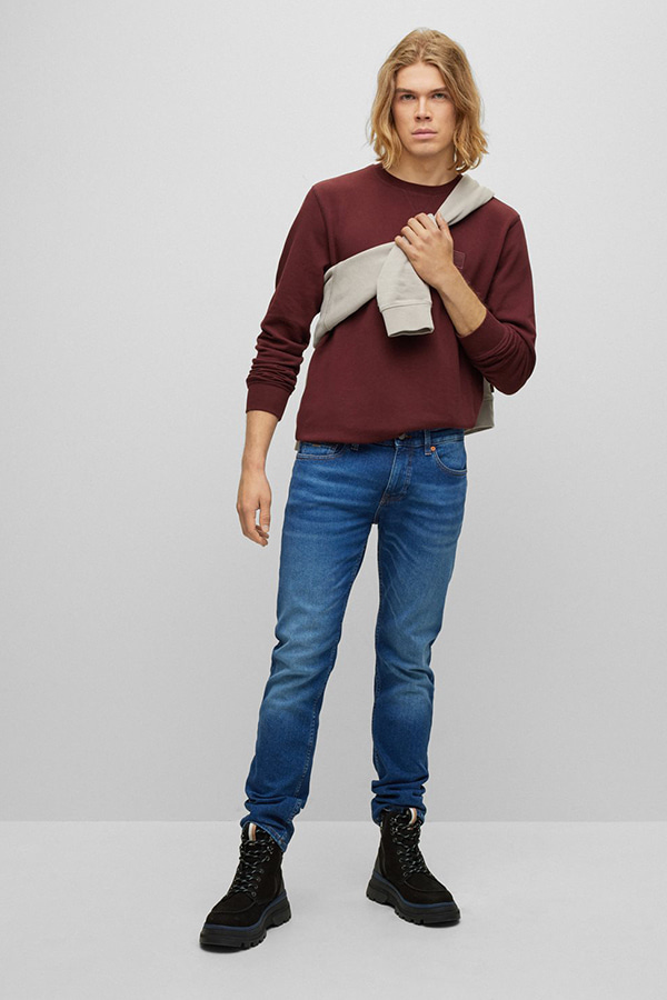 SLIM-FIT JEANS BOSS - 425 BLUE